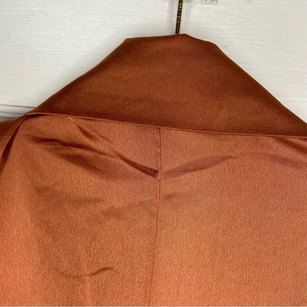 Hyfve Button Down Ruched Long Sleeve Mini Dress Size Large NEW - Picture 13 of 14